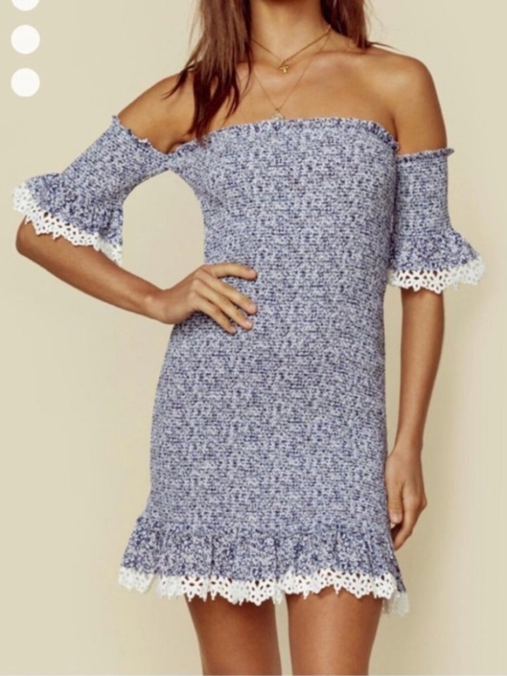 Nightcap Clothing | Flirtini Mini Dress in Indigo